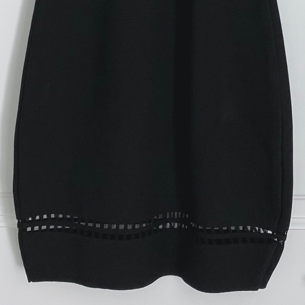 H&M Fine Knit Bodycon Black Dress - Small - Picture 6 of 7